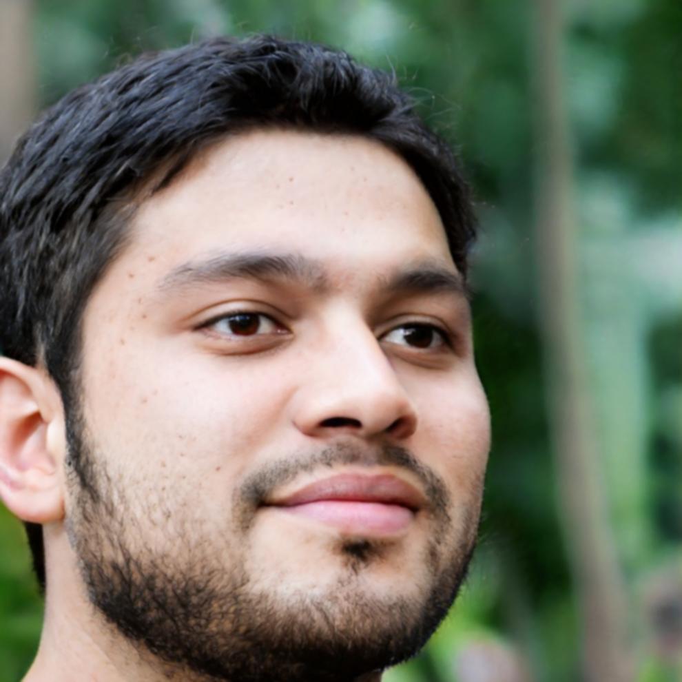 Programme director Thaddeus Wrenley reviewing student work during studio session